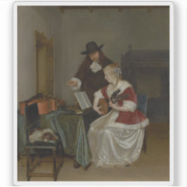 Gerard Ter Borch – 音楽レッスン シール