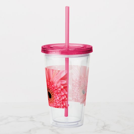 Gerbera Daisy Poster アクリルタンブラー (右)