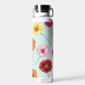 Gerbera,pink,red,orange,yellow  ウォーターボトル (背面)