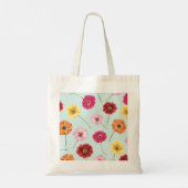 Gerbera,pink,red,orange,yellow  トートバッグ (裏面)