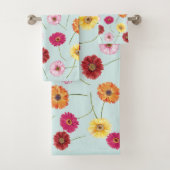 Gerbera,pink,red,orange,yellow  バスタオルセット (インサイチュ)