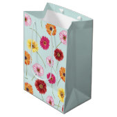 Gerbera,pink,red,orange,yellow  ミディアムペーパーバッグ (正面アングル)