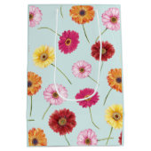 Gerbera,pink,red,orange,yellow  ミディアムペーパーバッグ (裏面)