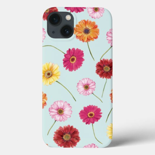 Gerbera,pink,red,orange,yellow  Case-Mate iPhoneケース (裏面)