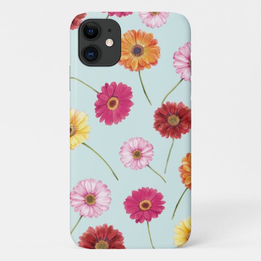 Gerbera,pink,red,orange,yellow  Case-Mate iPhoneケース (裏面)