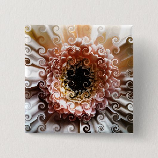 GERBERAS 缶バッジ (正面)