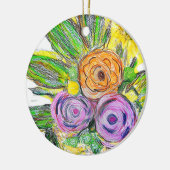 Gerberas Daisy セラミックオーナメント (左)