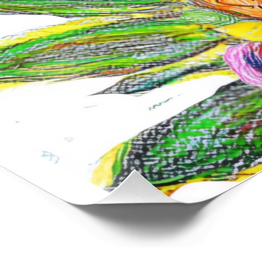 Gerberas Daisy フォトプリント (角)