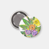 Gerberas Daisy マグネット (正面/裏面)