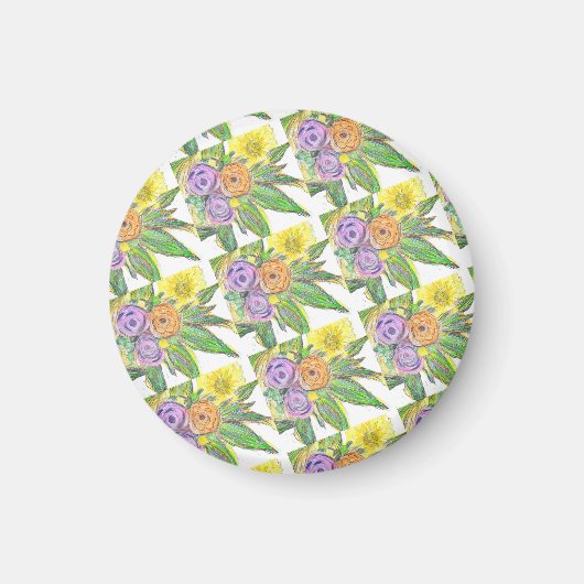 Gerberas Daisy マグネット (正面)