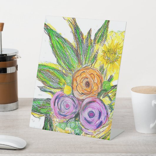 Gerberas Daisy 台座サイン (インサイチュ)