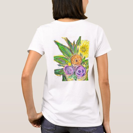 Gerberas Daisy Tシャツ (裏面)