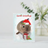 Gerbil Greetingsはがき ポストカード (スタンド正面)