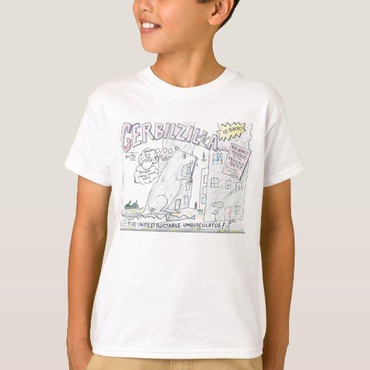 Gerbilzilla Tシャツ (正面)