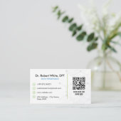 Geriatric Therapy Center | Simple White 名刺 (スタンド正面)