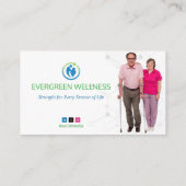 Geriatric Therapy Center | Simple White 名刺 (裏面)