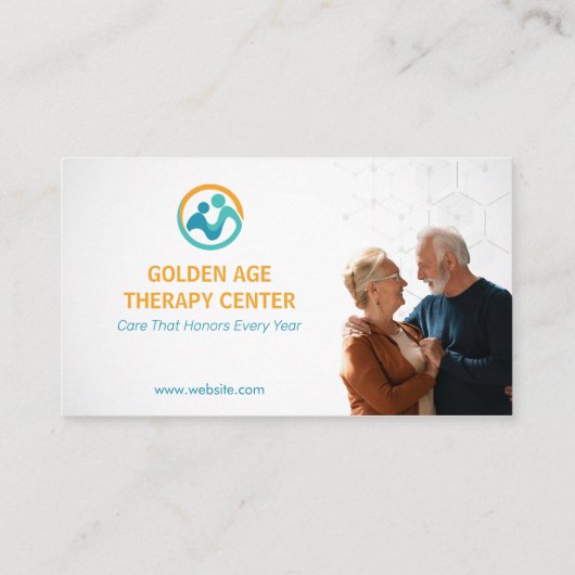 Geriatric Therapy Center | Simple White 名刺 (裏面)