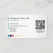 Geriatric Therapy Center | Simple White 名刺 (正面)