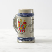Gerlachの家紋ステイン ビールジョッキ (正面左)
