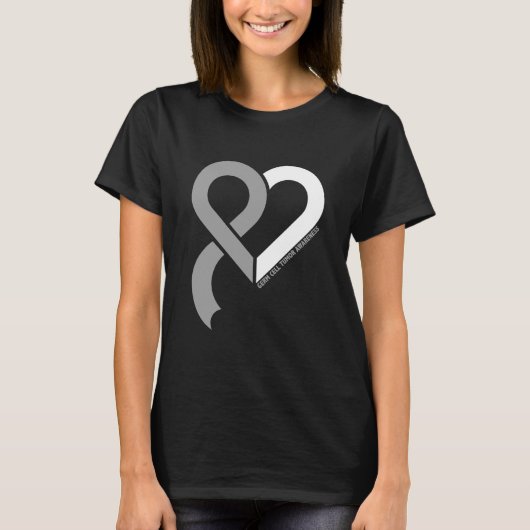 Germ Cell Tumor Awareness Brain Cancer Related Tシャツ (正面)
