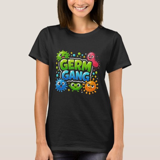 GERM GANG 細菌Tシャツデザイン   Tシャツ (正面)
