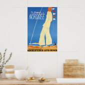 German advertisement poster Via Bremen to the ポスター (キッチン)