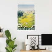 German Art Germany Travel Poster Springtime In ポスター (ホームオフィス)