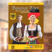 German Bavarian Restaurants Food Lovers ウィンドウサイン (シート2)