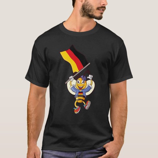 German Bee Germany Fan Tシャツ (正面)