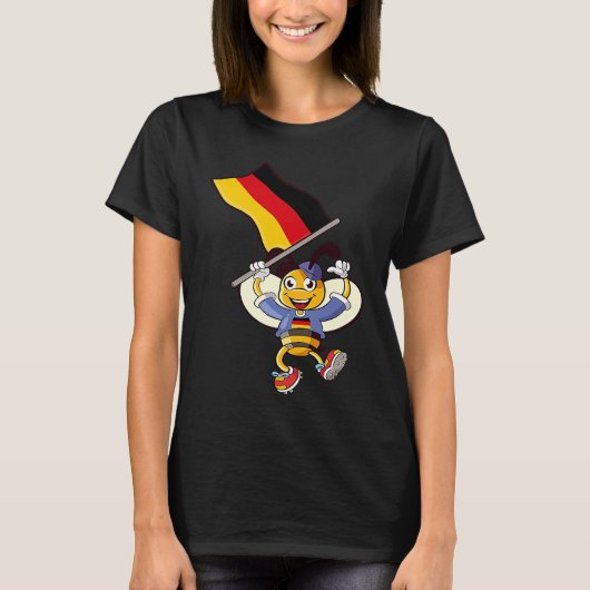 German Bee Germany Fan Tシャツ (正面)