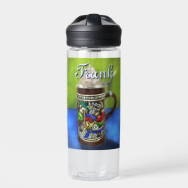 German Beer Stein w/Hinged Lid Personalized ウォーターボトル
