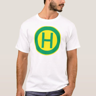 German Bus and Tram Stop sign Haltestelle Tシャツ