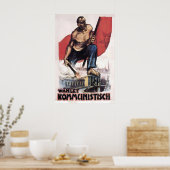 German Communist Party Poster, Weimar Republic KPD ポスター (キッチン)