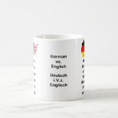 German / English Deutsch / Englisch The & You コーヒーマグカップ (中央)