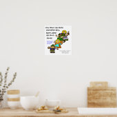 German Fairytale Happy Ending Octoberfest Poster ポスター (キッチン)