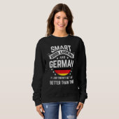 German Flag Native Pride Germany German Roots スウェットシャツ (正面フル)