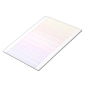 German Handwriting Paper – 3 Line with Border ノートパッド (アングル)