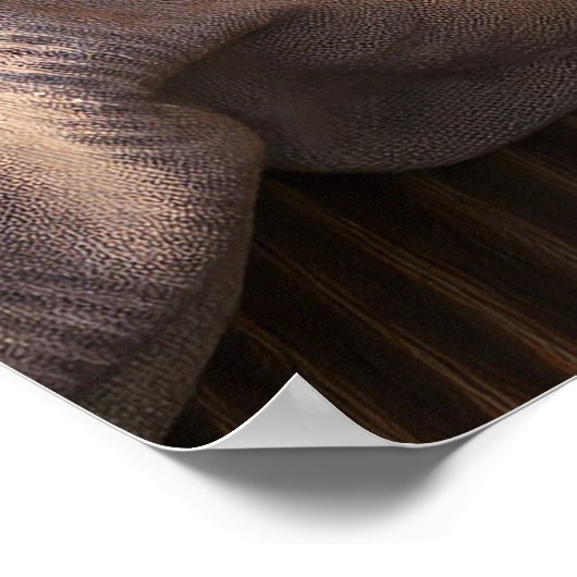 German Harvest: Grapes in Basket with Federweißer ポスター (角)