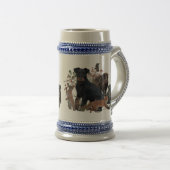 German Hunting Terrier (Jagdterrier)    ビールジョッキ (正面右)
