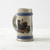 German Hunting Terrier (Jagdterrier)    ビールジョッキ (正面左)