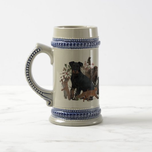 German Hunting Terrier (Jagdterrier)    ビールジョッキ (左)