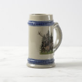 German Hunting Terrier (Jagdterrier)    Beer Stein ビールジョッキ (正面右)