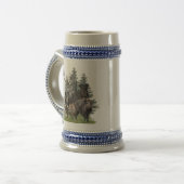German Hunting Terrier (Jagdterrier)    Beer Stein ビールジョッキ (正面左)