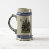 German Hunting Terrier (Jagdterrier)    Beer Stein ビールジョッキ (左)