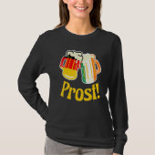 German - Ireland Cheer Prost Tシャツ (正面)