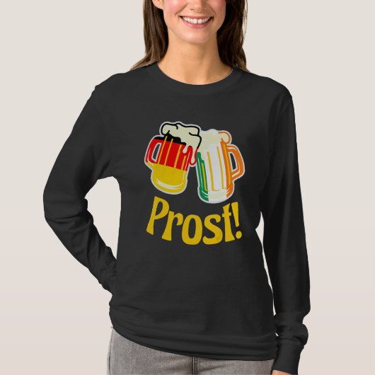 German - Ireland Cheer Prost Tシャツ (正面)
