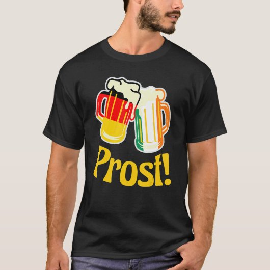 German - Ireland Cheer Prost Tシャツ (正面)