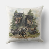 German Jagdterriers クッション (裏面)