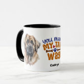 German Leonberger Dogあなたが私の尾を振る マグカップ (正面左)