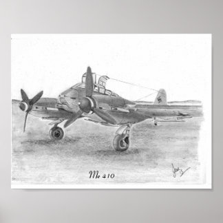 German Me 410ポスター ポスター